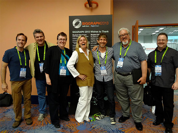 Picture of siggraph 2013 team