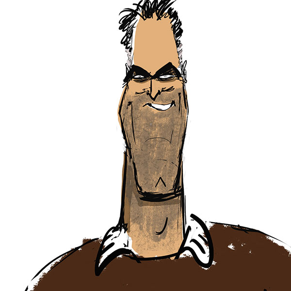 Caricature created by John Musker