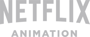 Netflix Animation - logo in gray